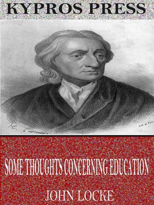 cover image of Some Thoughts Concerning Education
